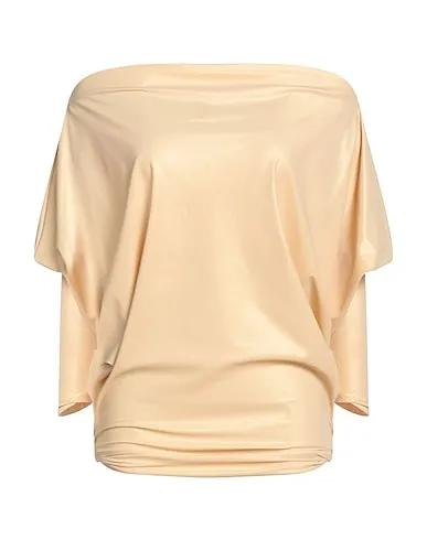 Sand Synthetic fabric Blouse