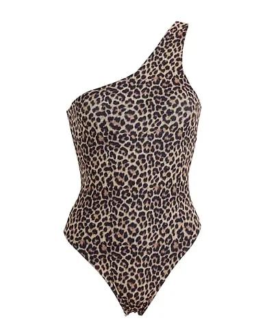 Sand Synthetic fabric One-piece swimsuits