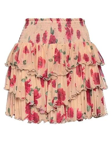 Sand Tulle Mini skirt