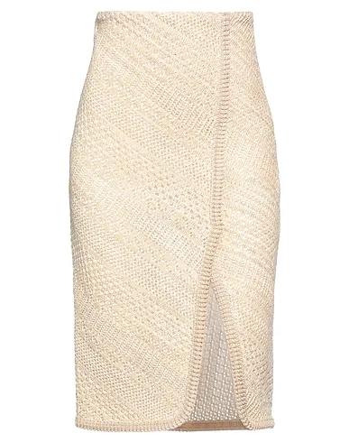Sand Tweed Midi skirt