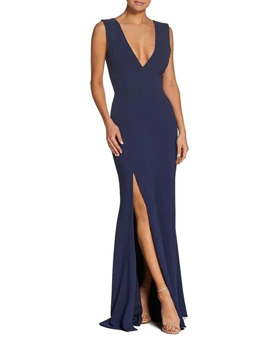 Sandra Plunging Gown