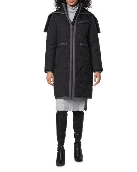 Savoy Lava Quilted Parka