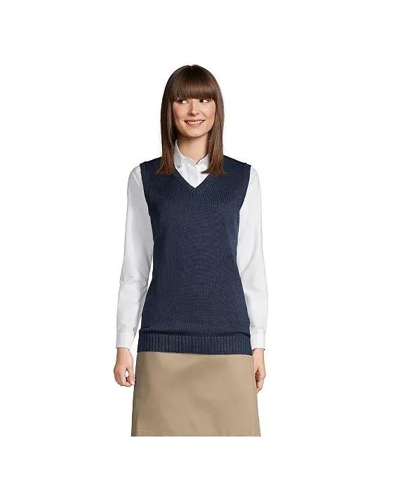 School Uniform Women's Cotton Modal Sweater Vest
