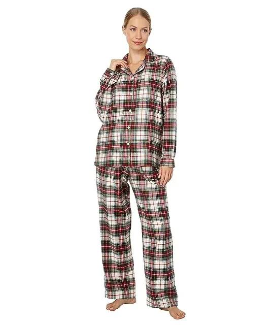Scotch Plaid Flannel Pajamas Plaid