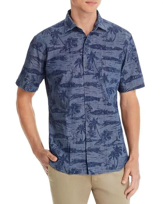 Sea Lore Stretch Short Sleeve Button Front Shirt