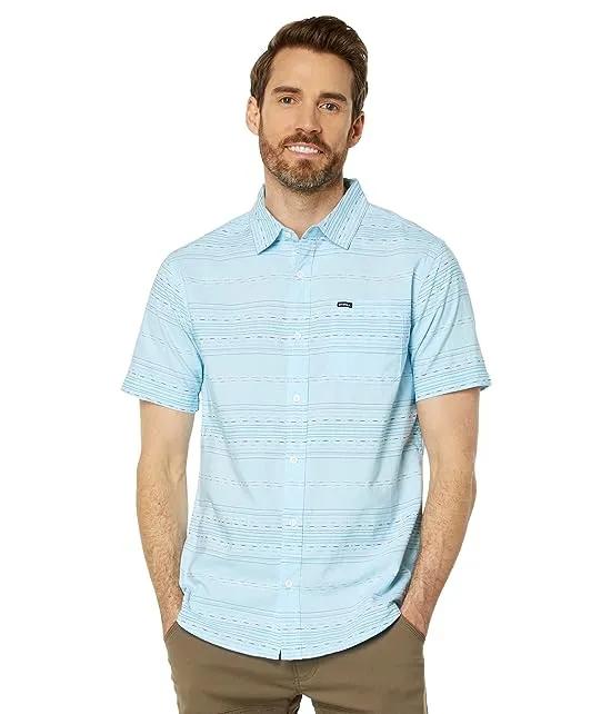 Seafaring Stripe Standard Short Sleeve Woven Shirt