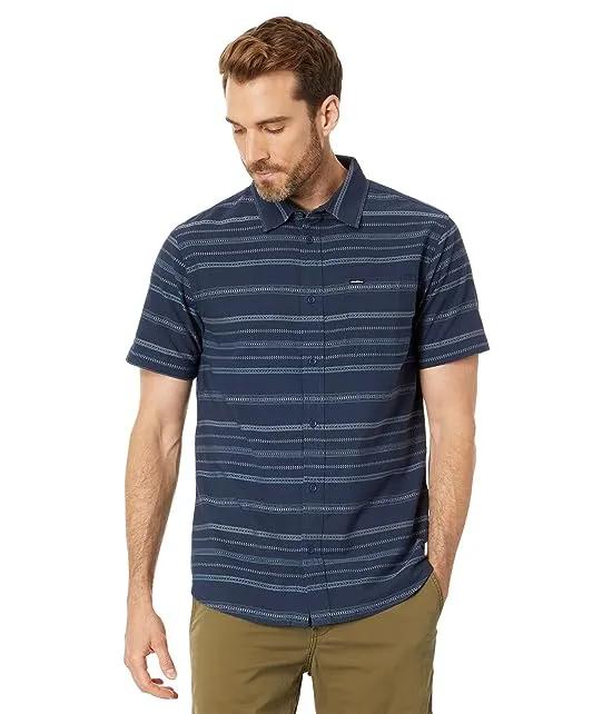 Seafaring Stripe Standard Short Sleeve Woven Shirt