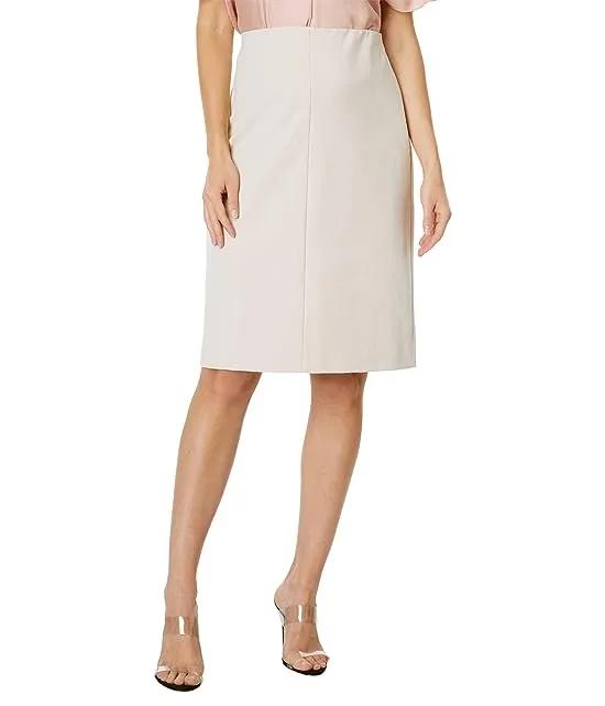 Seamed Front Pencil Skirt
