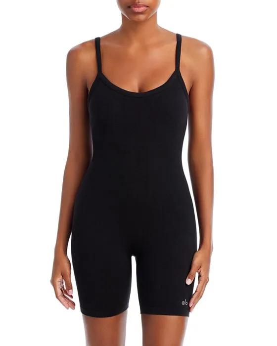 Seamless Ribbed Mellow Romper
