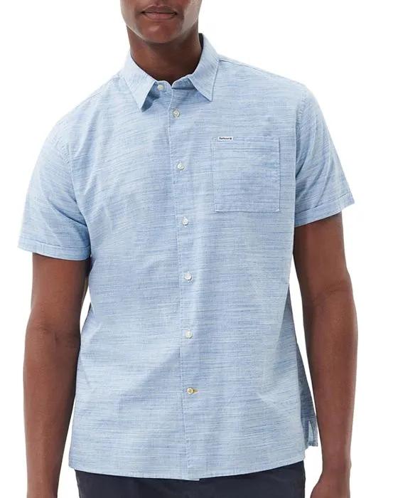 Seaswell Short Sleeve Button Front Printed Shirt