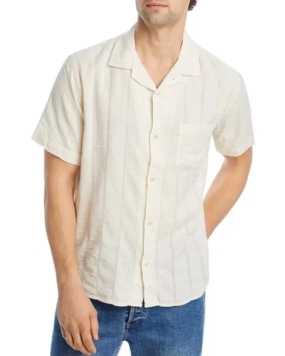 Seersucker Short Sleeve Camp Shirt