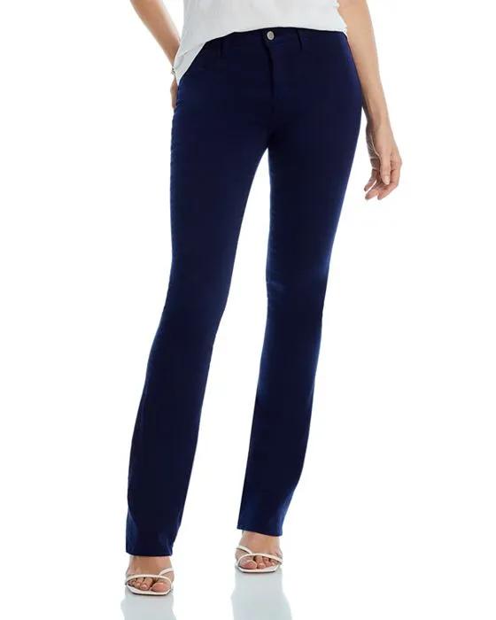 Selma Cotton Stretch High Rise Bootcut Jeans in Midnight