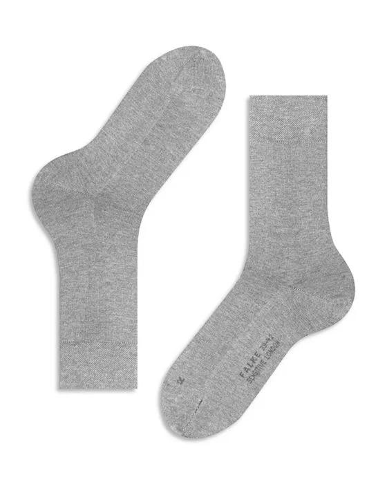 Sensitive London Cotton Blend Solid Socks