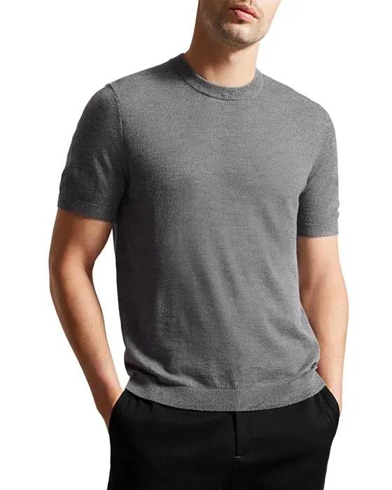 Senti Regular Fit Short Sleeve Wool Sweater