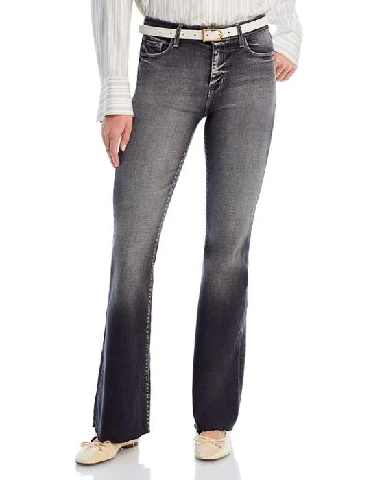 Sera High Rise Sneaker Flare Jeans in Rochester