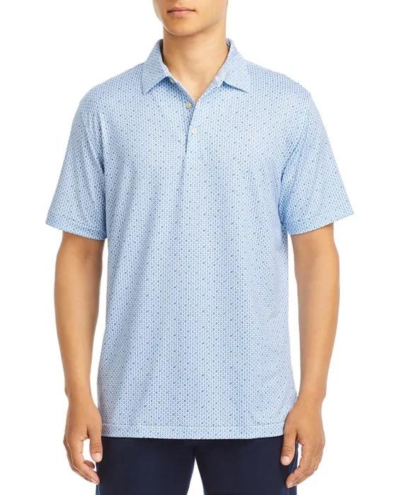 Shaken Not Stirred Performance Jersey Printed Classic Fit Polo Shirt 