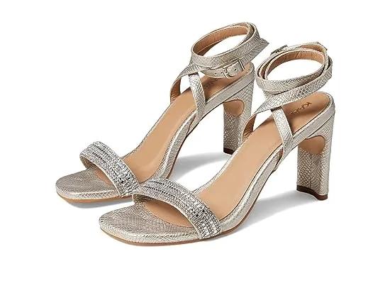 Shania Diamond Heel with Ankle Strap