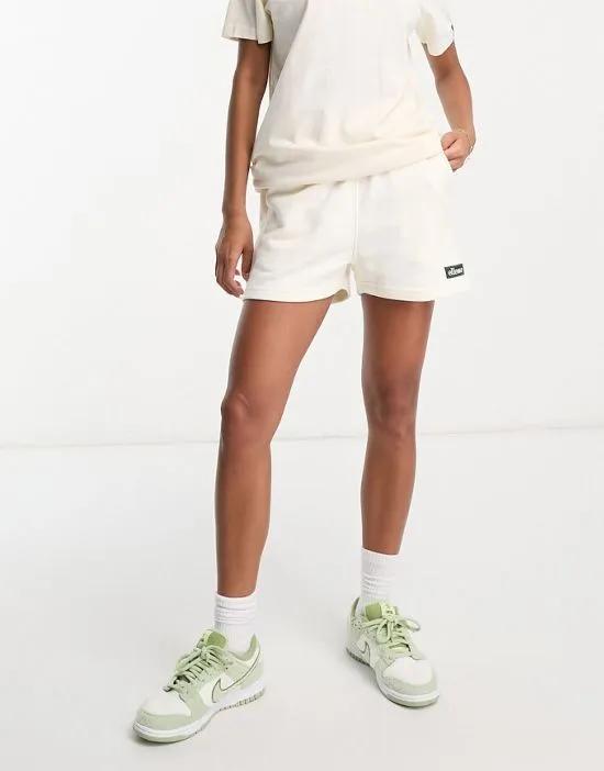 Shanni jersey shorts in white