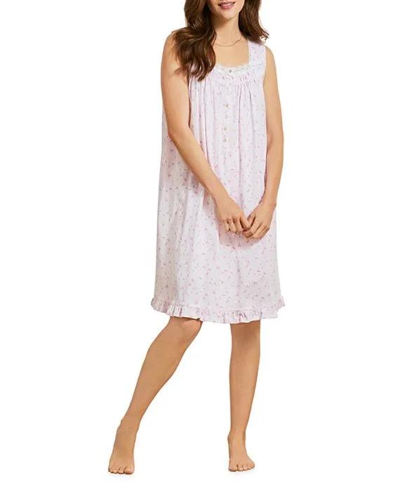 Short Cotton Nightgown 