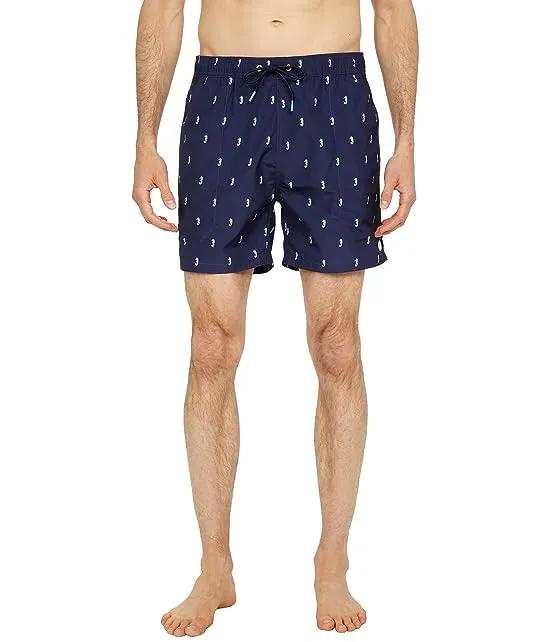 Short Length - Recycled Polyester All Over Printed Swimshorts