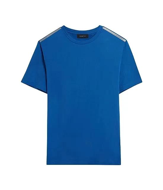 Short Sleeve Crew Neck T-Shirt with Reflective Detail