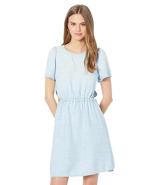 Short Sleeve Cutout Dress