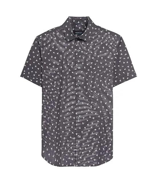 Short Sleeve Ooohcotton Shirt in Geometric Print