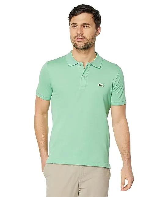 Short Sleeve Slim Fit Pique Polo