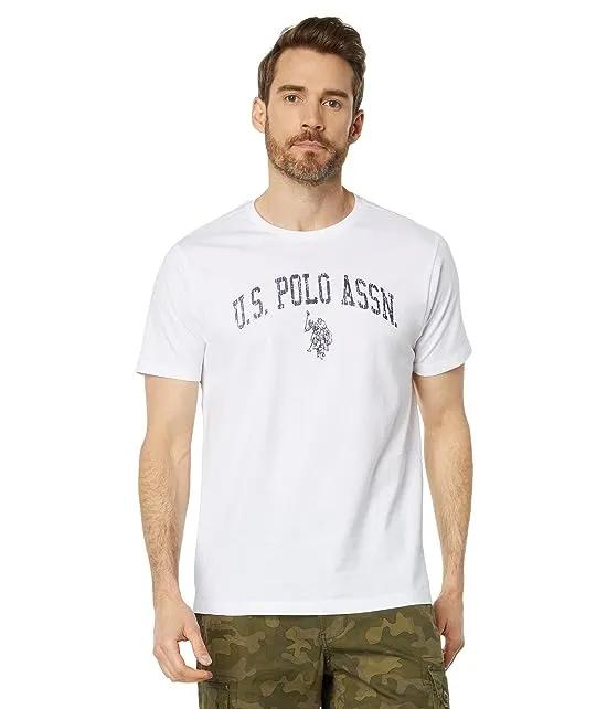 Short Sleeve Solid Crew Arch Screen Tee