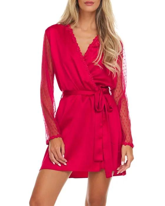 Showstopper Charmeuse Cover-Up Robe