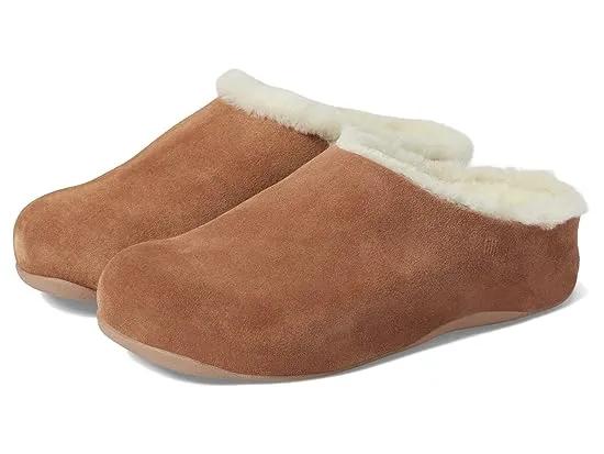 Shuv Shearling-Lined Suede Clogs