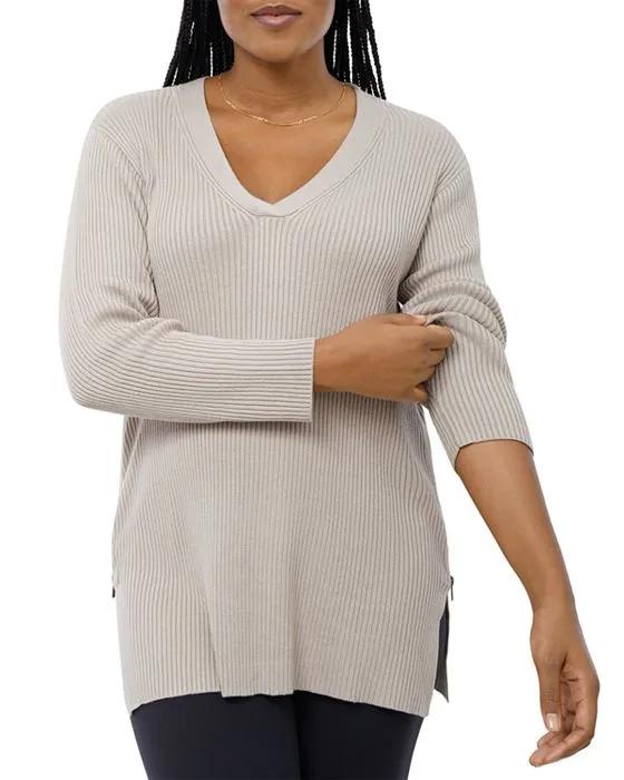 Side Zip Nursing Sweater