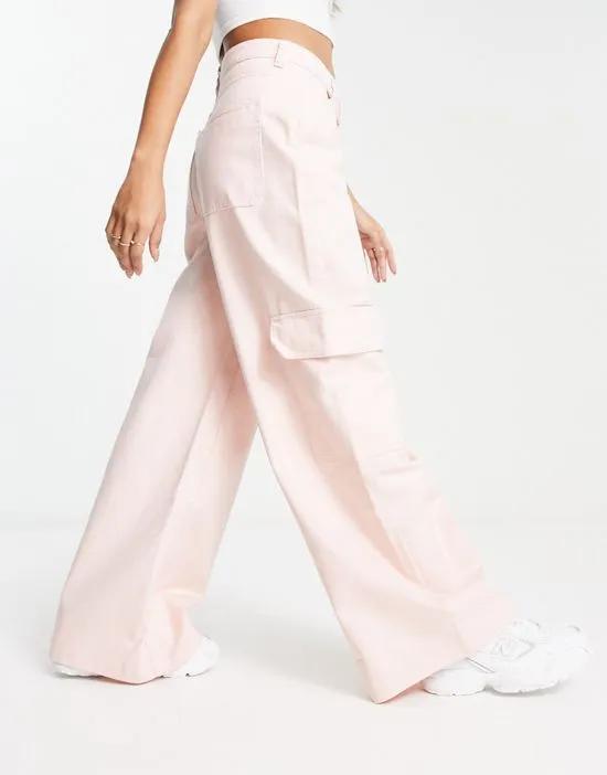 Sienna cargo pants in pink