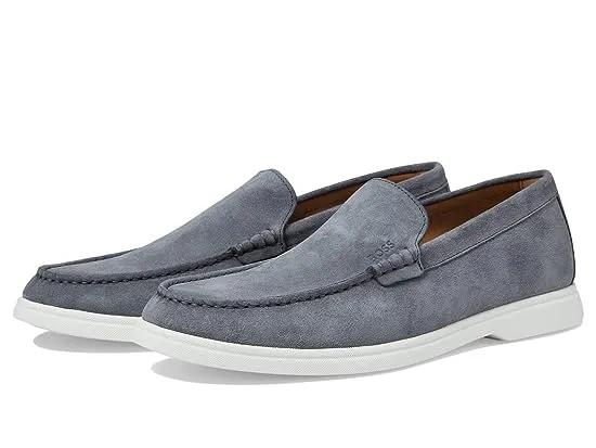 Sienne Suede Loafers with Contrast Rubber Sole