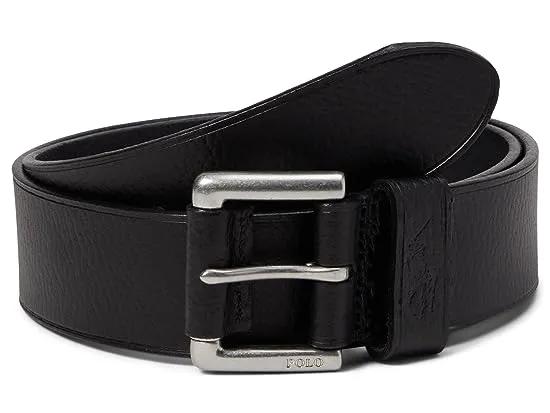 Signature Pony Leather Belt