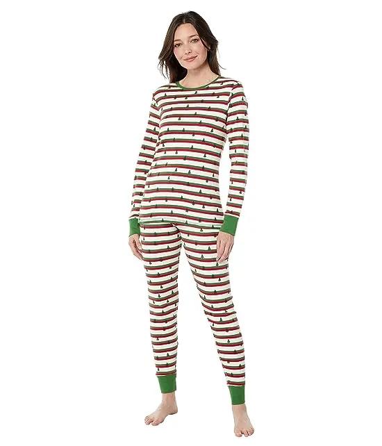 Silhouette Pines Organic Cotton Pajama Set