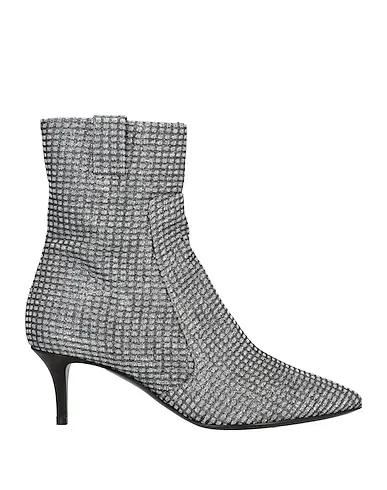 Silver Ankle boot