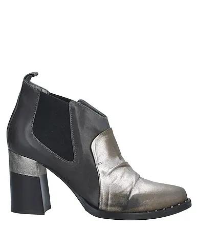 Silver Ankle boot