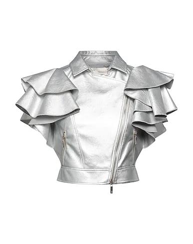 Silver Biker jacket