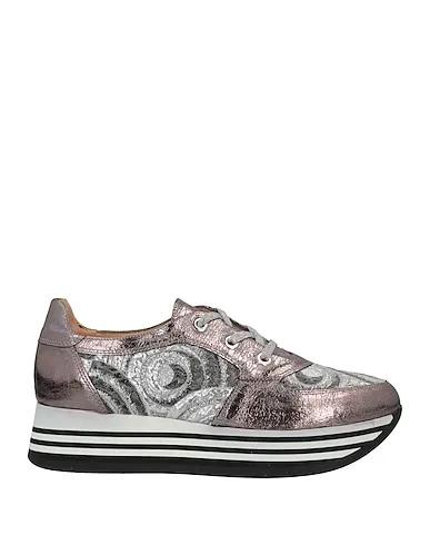 Silver Brocade Sneakers