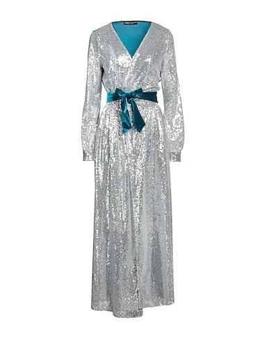 Silver Chenille Long dress