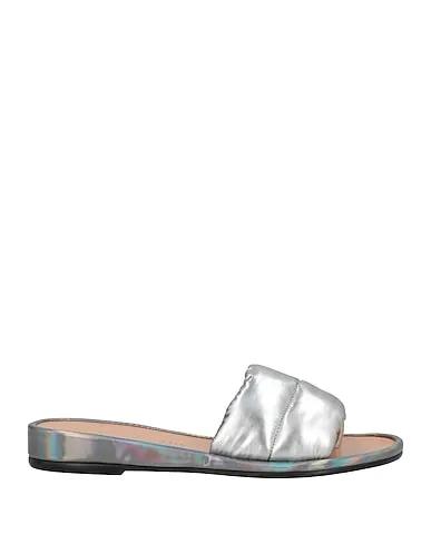 Silver Flip flops