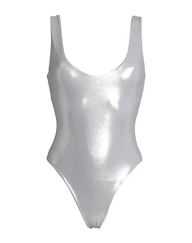 Silver Jersey Bodysuit