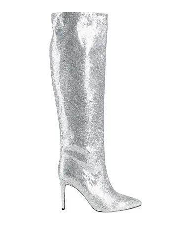 Silver Jersey Boots