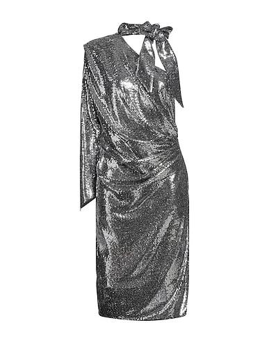 Silver Jersey Midi dress
