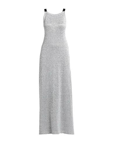Silver Knitted Long dress
