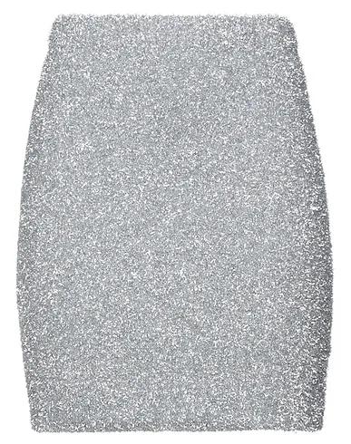Silver Knitted Mini skirt