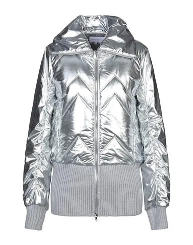Silver Knitted Shell  jacket