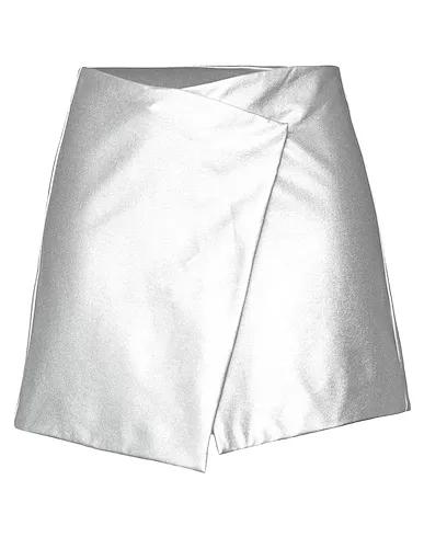 Silver Mini skirt
