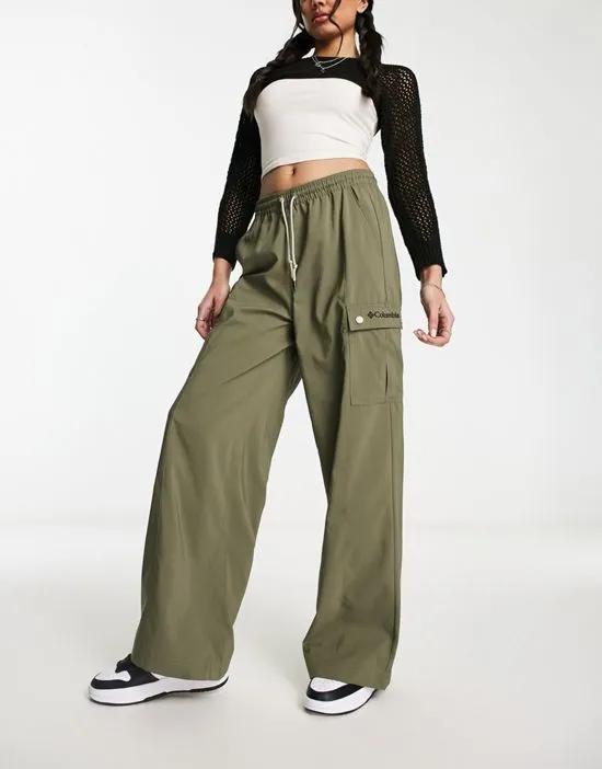 Silver Ridge oversized cargo joggers in stone green - Exclusive to ASOS